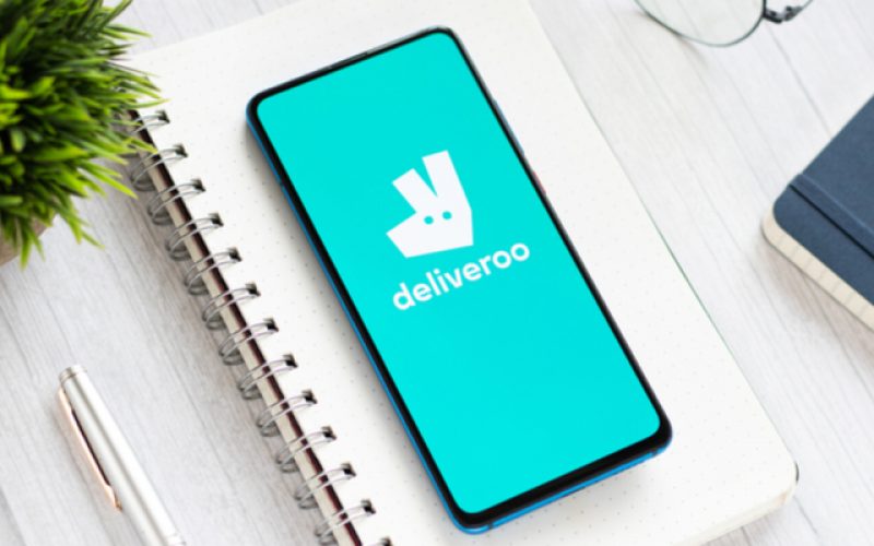 Image of Deliveroo app on mobile phone